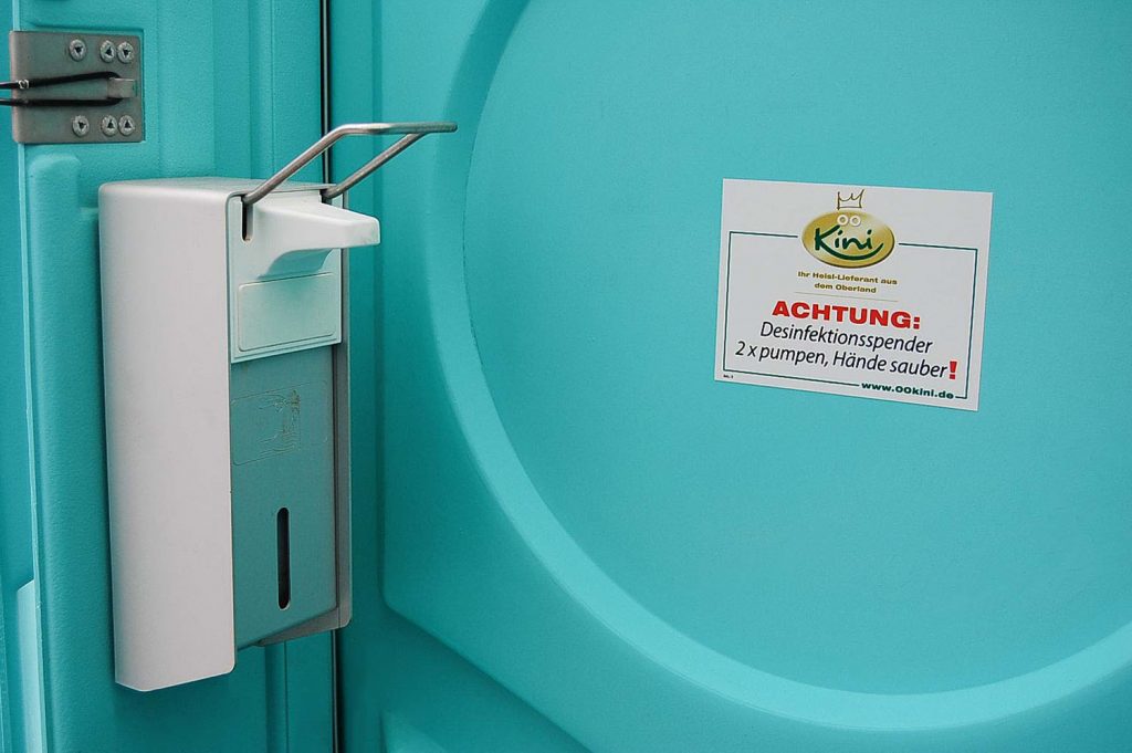 WC-Kabine-Standard-Mondo-seifenspender-robust-dixi-klo-mieten-gewerbliche-private-Baustelleneinrichtungen-bayern-oberland