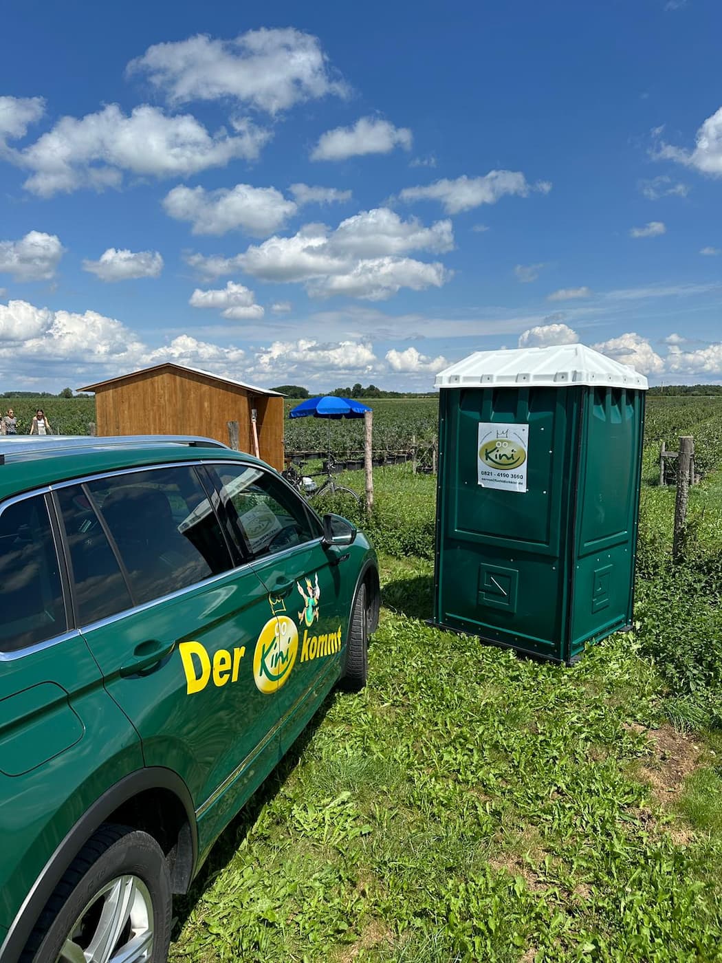 Ein Event WC für private Feiern im Freien