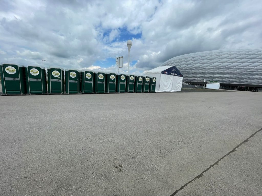 Dixi Klo mieten für Sportevents in Oberbayern