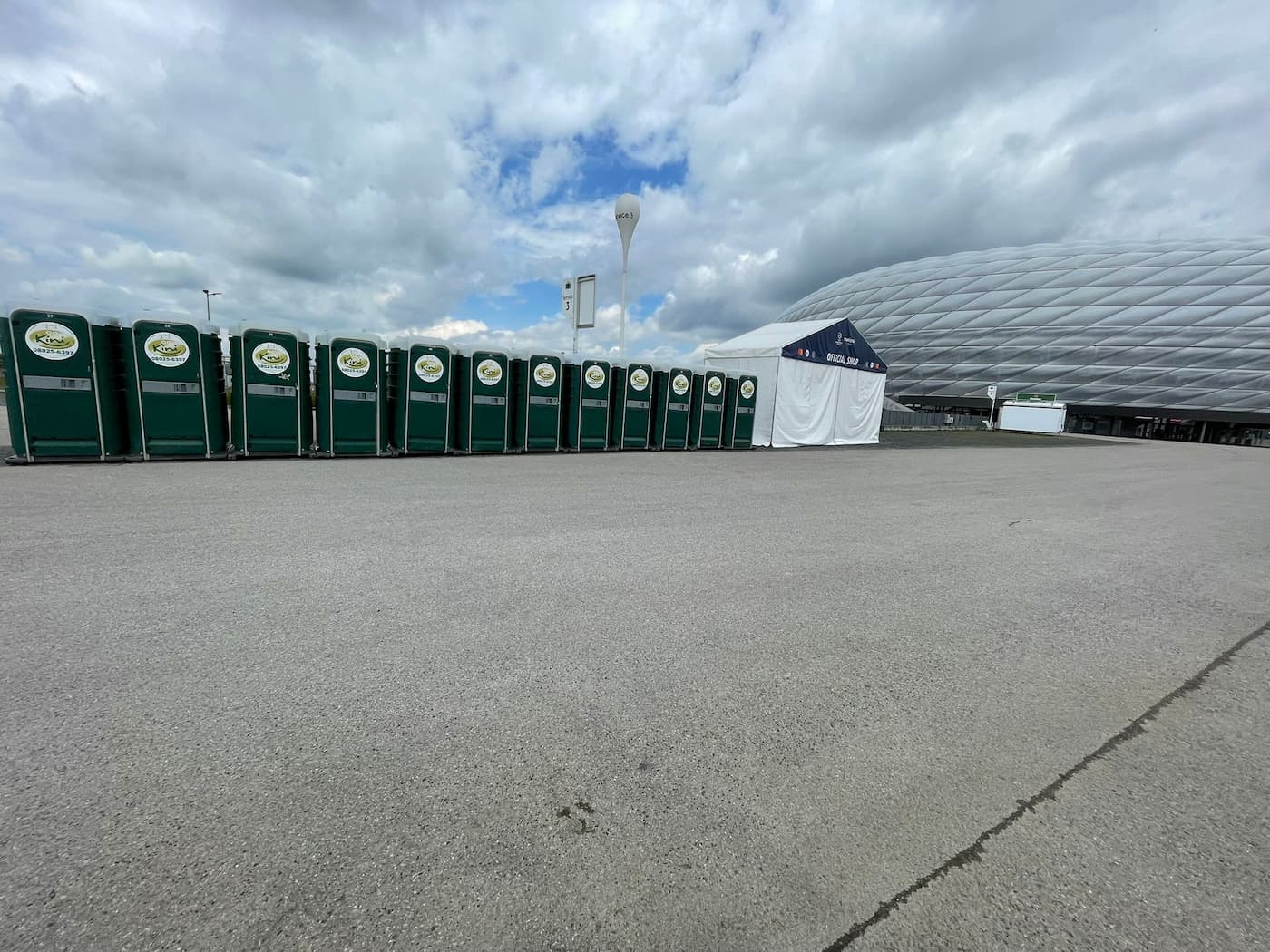Dixi Klo mieten für Sportevents in Oberbayern