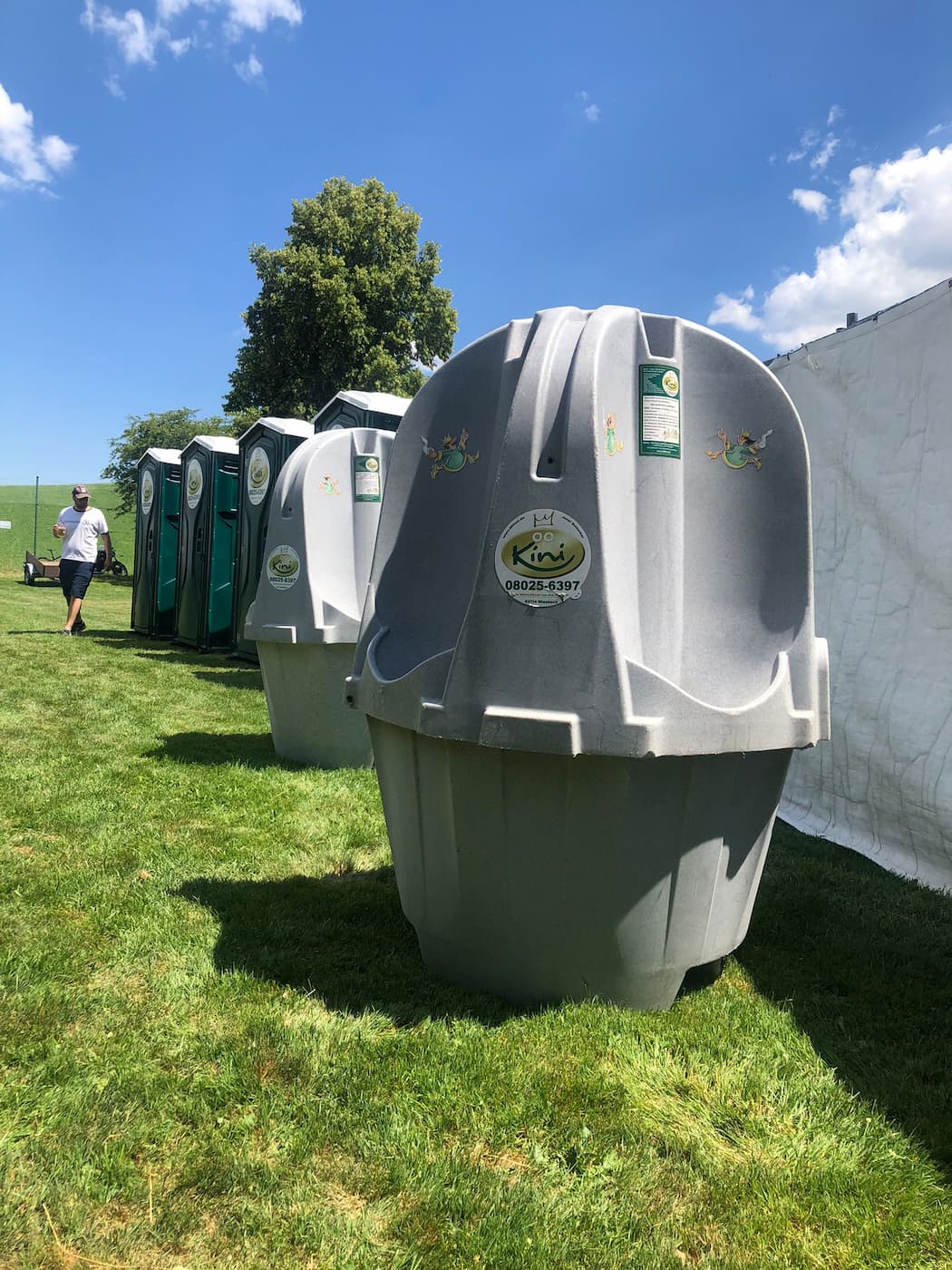Mobiles Urinal, perfekt für gewerbliche Events